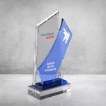 Mavi Camlı Plaket