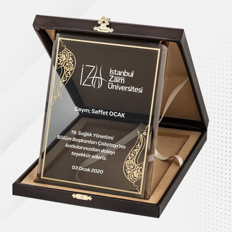 Üniversite Rektör Plaket