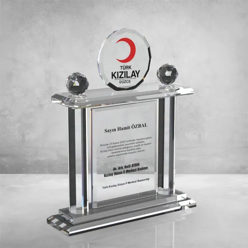 Vip Kristal Plaket Modelleri