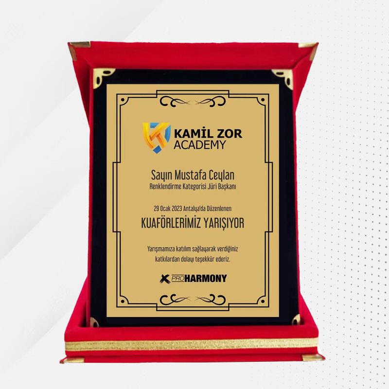 Yarışma Katılım Plaketi