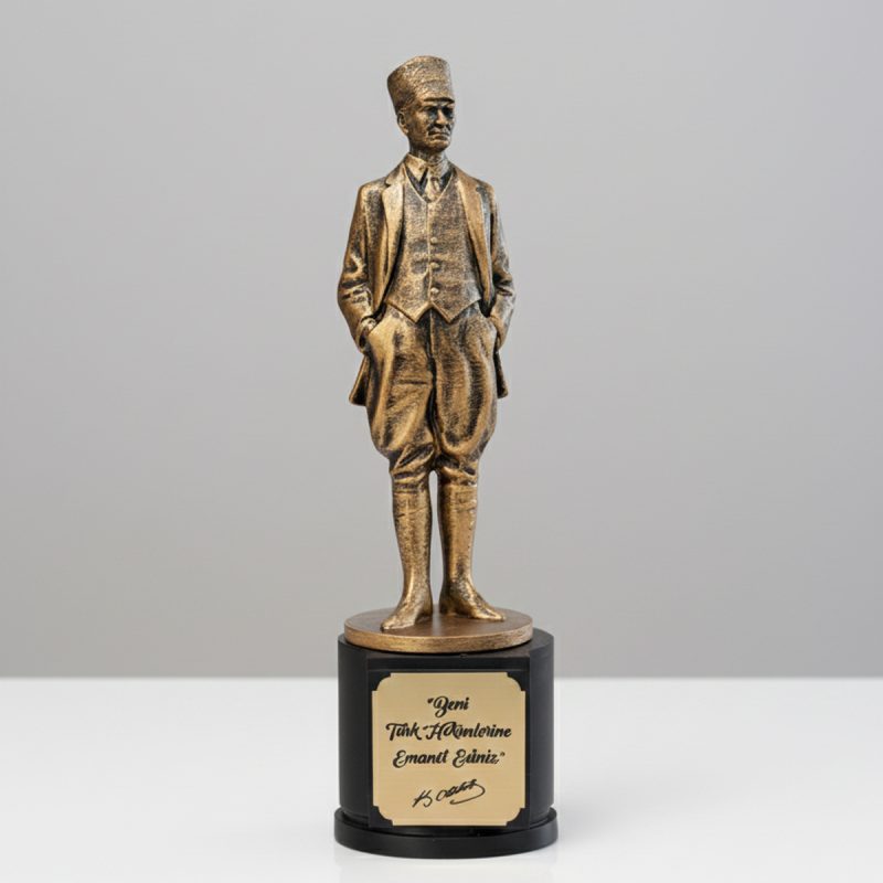 Atatürk Figürlü Ödül Kupası