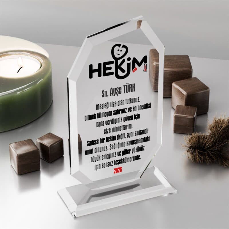 Doktor Teşekkür Plaketi
