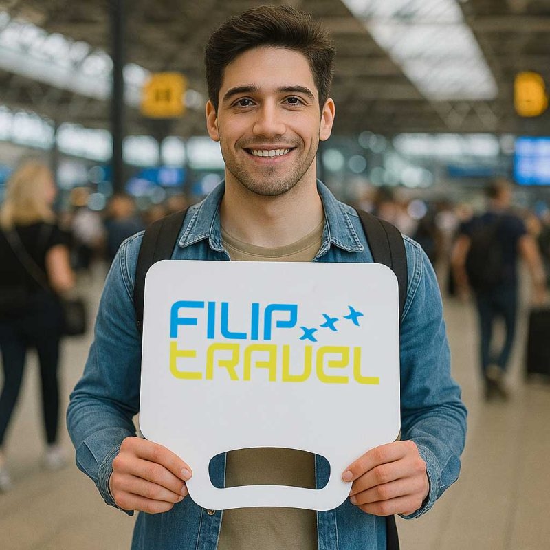 Yolcu Karşılama El Tabelası