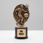 Gol Kralı Figürlü Ödül Kupası