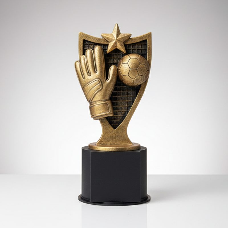 Kaleci Eldiven Ödül Kupası Figürlü