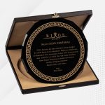 Tabak Kristal Plaket